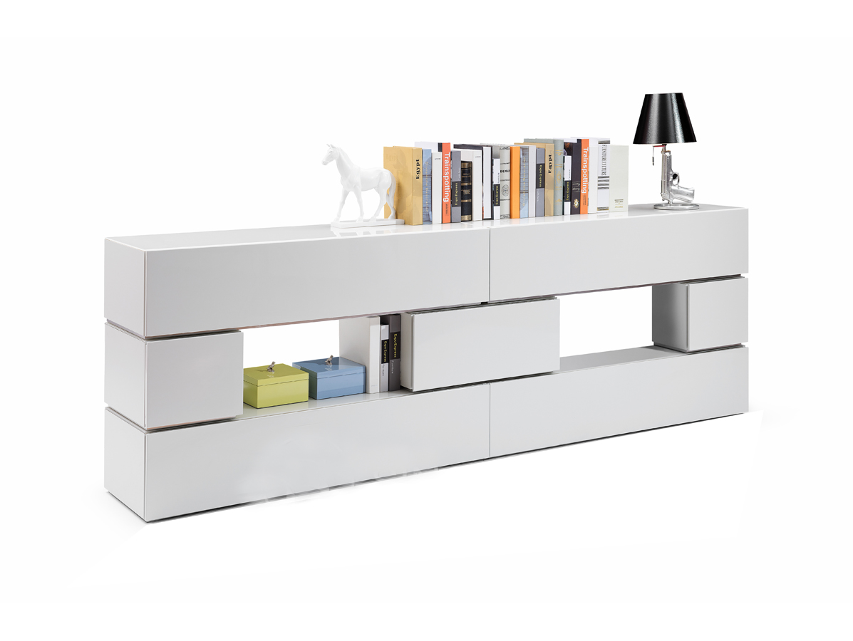 暖灰 啞光 烤漆 百變組合櫃<br>L2400 * W380 * H792mm<br>L-C 013