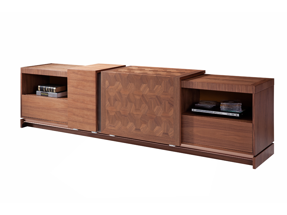 北美胡桃木實木貼面<br>L2200 * W425 * H595mm <br>L-C 003