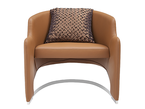 不銹鋼腳+真皮<br>L690*W800*H760 <br>L-SC 011