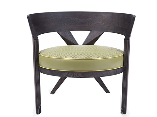 歐洲橡木+意大利小黃牛皮<br>L730*W700*H600 <br>L-SC 001