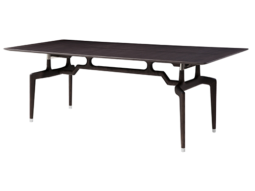 歐洲橡木+黃銅拉絲不銹鋼<br>長L 2200 x 寬W1000 x高H760<br>L-T 008