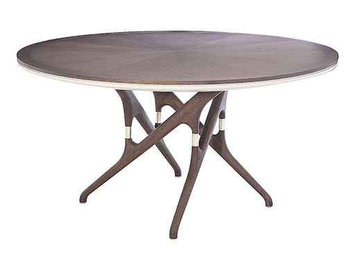 歐洲橡木+黃銅拉絲不銹鋼<br>直徑1380 x 高750<br>L-T 001