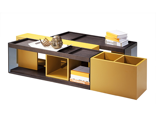 碳黑色橡木實木貼面銅黃烤漆<br>L1200*W400*H360mm<br>L1200*W300*H360mm<br>L1200*W200*H360mm <br>L-TEAPOY011