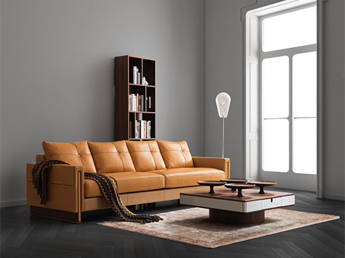 組合茶几胡桃木實木貼面+冷灰亮光烤漆<br>L900 * W900 * H408mm<br>L-TEAPOY 013