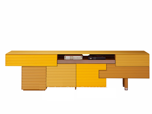 黃色烤漆+高密度板<br> L2200 * W405 * H579mm<br>L-C 019