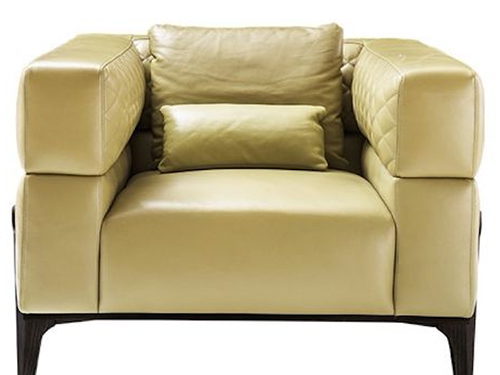 意大利進口小黃牛皮+歐洲进口橡木，單位沙發<br>L986*W900*H730<br>L-S 012