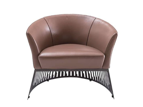 不銹鋼腳+真皮<br>L800*W660*H674<br>L-SC 003