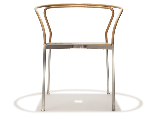 水曲柳_不銹鋼@錢椅<br>尺寸：690 x 610 x 800 mm<br>AF-S-037