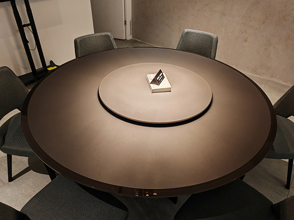 意大利超卓餐桌<br> 圓枱直徑 160 x 74H          轉盆  直徑 76 cm<br> SOT 002