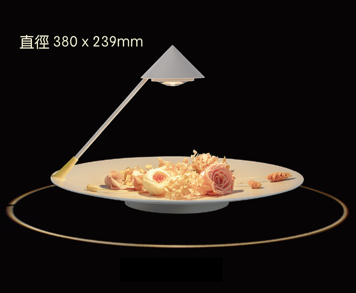 碟燈 ( 大 )<br>碟直徑 380 x 239mm <br> 電池容量 6000 mAh < br>輕觸調光< br>SP 004
