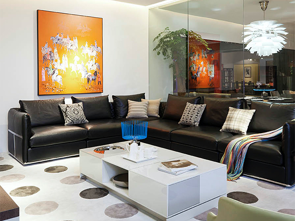 唐代人物和馬 油畫 <br>1300 X 1500 mm<br>L-P 001