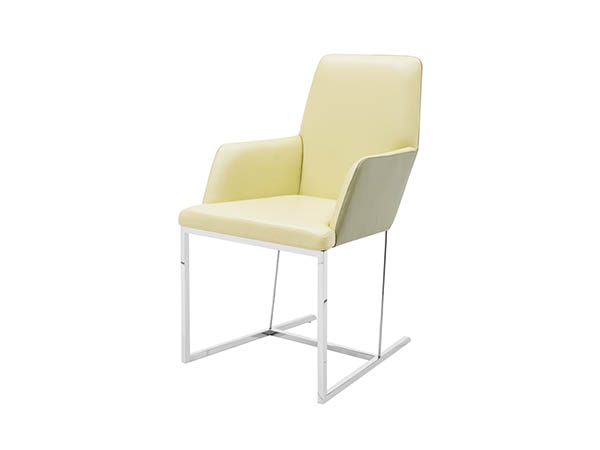 餐椅/不銹鋼+真皮<br>L520xW580xH875mm<br>	L-SC 053