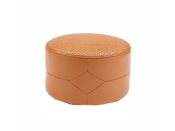 坐墩/意大利小黃牛皮<br>φ490xH295mm<br>L-SC 048