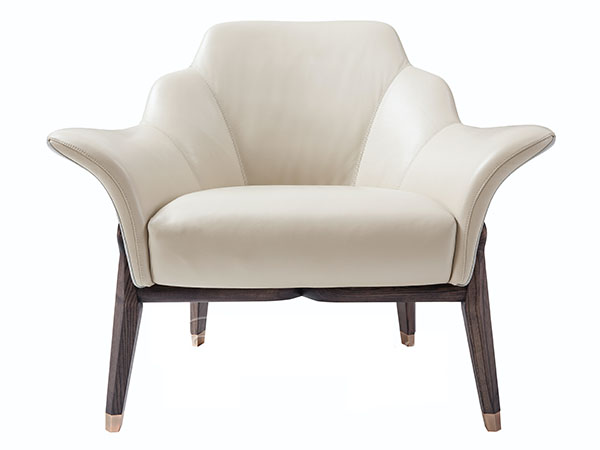 休閒椅/歐洲橡木+意大利小黃牛皮<br>L914*W796*H810<br> L-SC 059