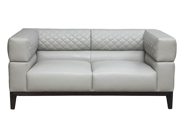 二人位沙發/歐洲橡木+意大利小黃牛皮<br>L1606xW900xH730mm<br>L-S 043